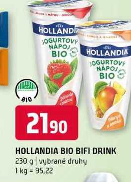 Hollandia Bio BiFi drink 230g