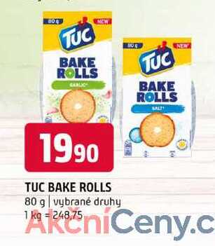 TUC BAKE ROLLS 80 g vybrané druhy 