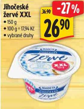 Jihočeské žervé XXL, 150 g 