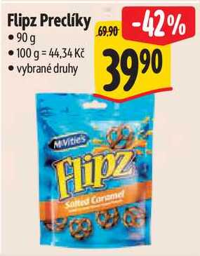 Flipz Preclíky, 90 g