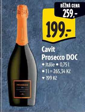 Cavit Prosecco DOC, 0,75 l