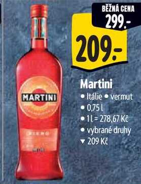 Martini, 0,75 l