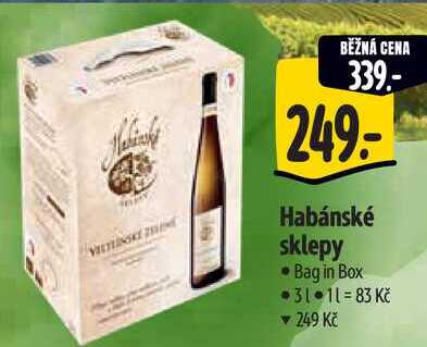 Habánské sklepy, 3 l