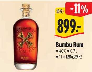 Bumbu Rum, 0,7 l