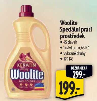 Woolite Speciální prací prostředek, 45 dávek 