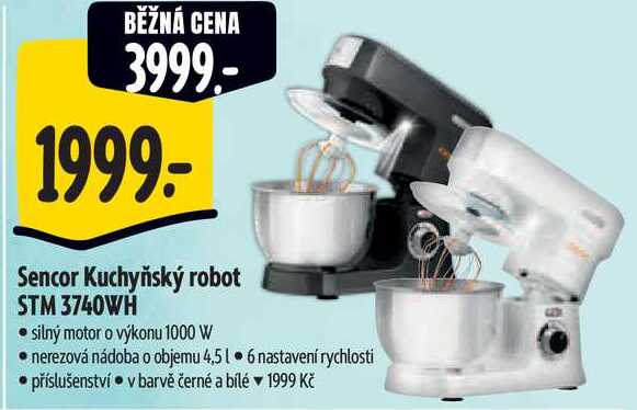 Sencor Kuchyňský robot STM 3740WH 