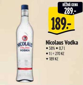 Nicolaus Vodka, 0,7 l