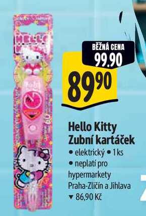Hello Kitty Zubní kartáček, 1 ks