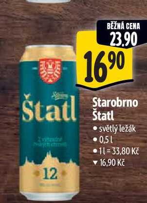   Starobrno Štatl  0,5 l 
