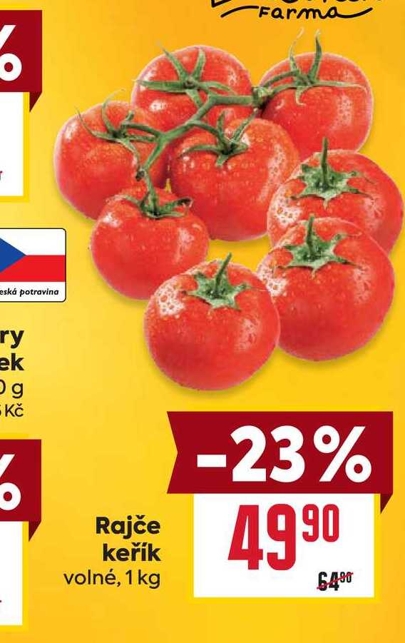 Rajče keřík volné, 1 kg