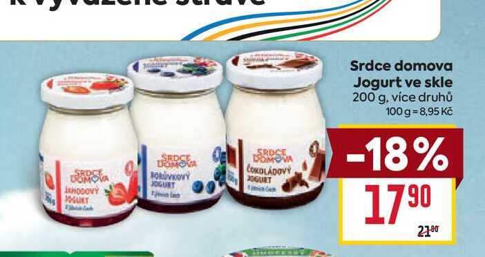 Srdce domova Jogurt ve skle 200 g