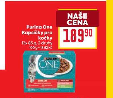 Purina One Kapsičky pro kočky 12x 85 g