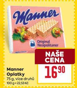 Manner Oplatky 75 g