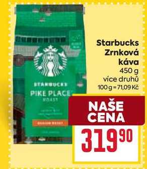 Starbucks Zrnková Κάνα 450 g 