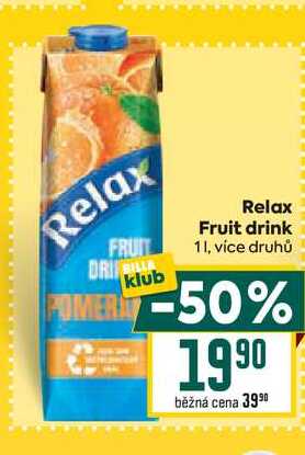 Relax Fruit drink 1l