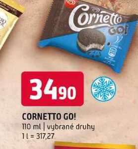 CORNETTO GO! 110 ml vybrané druhy 