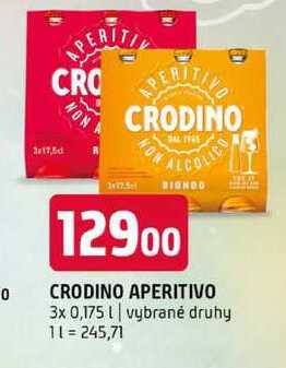CRODINO APERITIVO 3x 0,175l vybrané druhy 