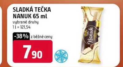 SLADKÁ TEČKA NANUK 65 ml vybrané druhy 