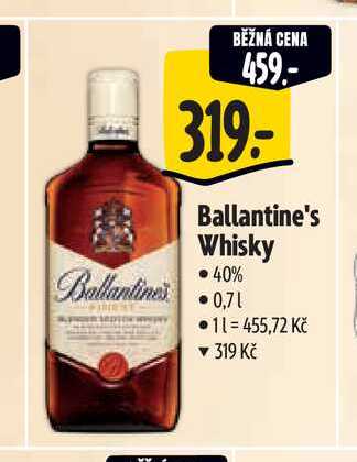  Ballantine's Whisky  40%  0,71  