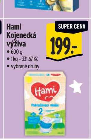 Hami Kojenecká výživa 600 g 