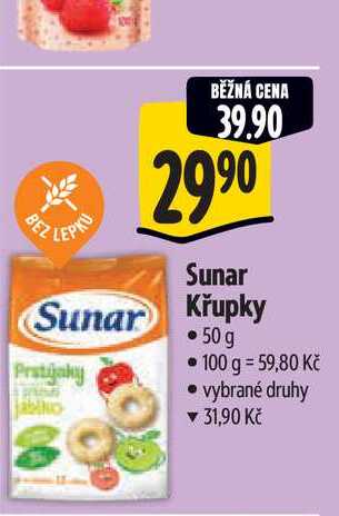  Sunar Křupky  50 g  