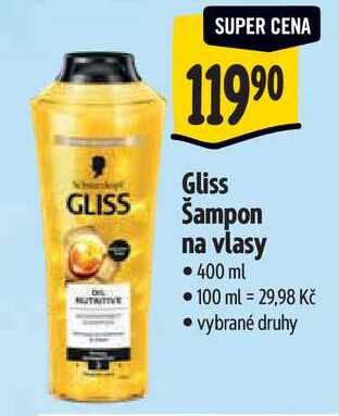   Gliss Šampon na vlasy   400 ml  
