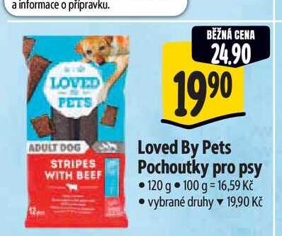   Loved By Pets Pochoutky pro psy 120 g 