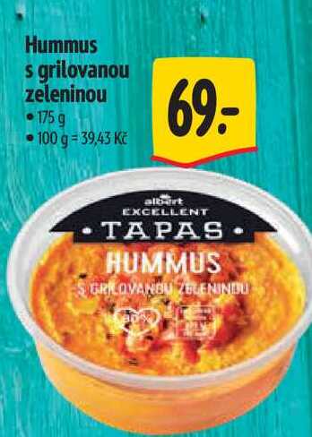 Hummus s grilovanou zeleninou 175 g 