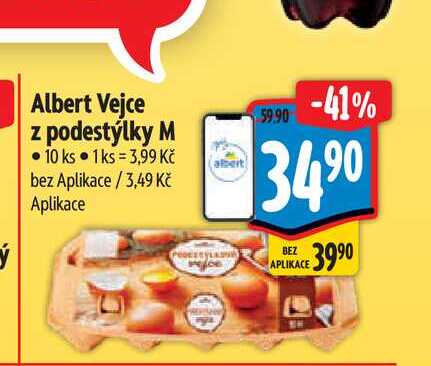  Albert Vejce z podestýlky M 10 ks 