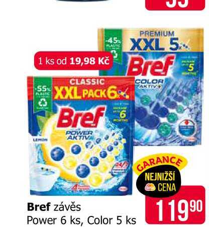 Bref závěs Power 6 ks