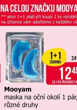Mooyam maska na oční okolí 1 pár, různé druhy 