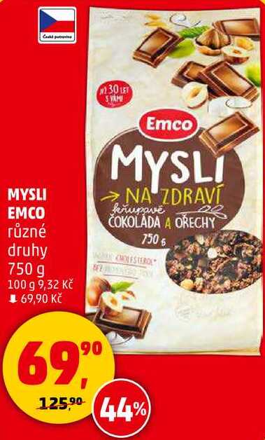 EMCO různé druhy, 750 g 