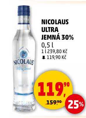 NICOLAUS ULTRA JEMNÁ 30%, 0,5 l