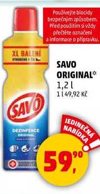 SAVO ORIGINAL, 1,2 l 