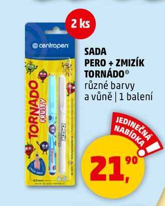 SADA PERO + ZMIZÍK TORNÁDO různé barvy a vůně, 1 balení 