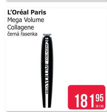 L'Oréal Paris Mega Volume Collagene řasenka, vybrané druhy
