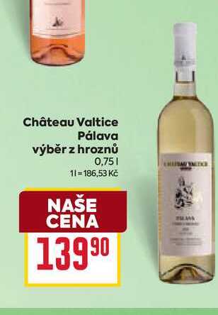 Château Valtice Pálava výběr z hroznů 0,75l