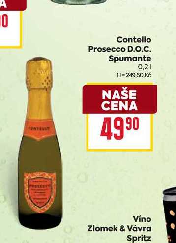Contello Prosecco D.O.C. Spumante 0,2l