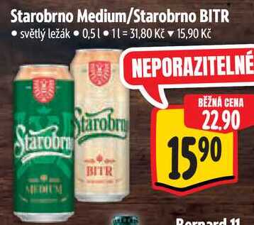 Starobrno BITR, 0,5 l