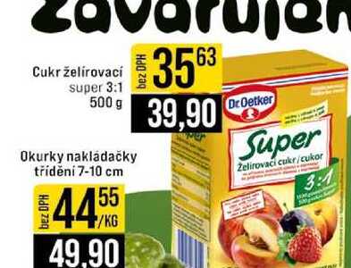 Cukr želírovací super 3:1 500 g