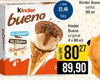Kinder Bueno original 4 x 90 ml 