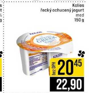 Kolios řecký ochucený jogurt med 150 g