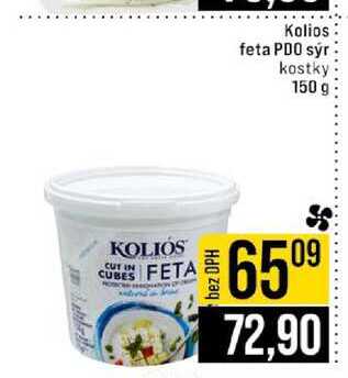  Kolios feta PDO sýr kostky 150 g