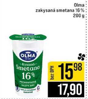 Olma zakysaná smetana 16% 200 g