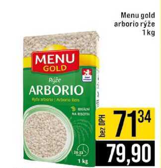 Menu gold arborio rýže 1kg