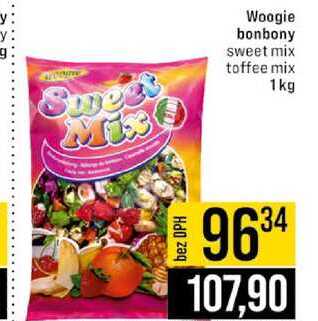 Woogie bonbony sweet mix toffee mix 1kg