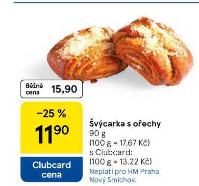 Švýcarka s ořechy, 90 g