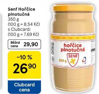 Senf Hořčice plnotučná, 350 g 