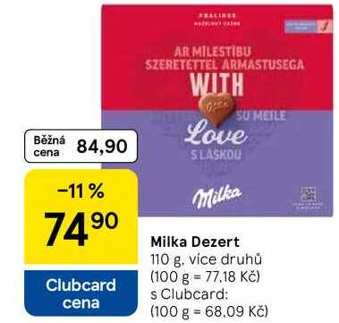 Milka Milka Dezert, 110 g