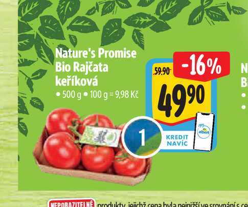   Nature's Promise Bio Rajčata keříková 500 g
